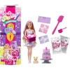 Image de Barbie Uitpakparty Dierenverjaardag - Barbiepop met paarse highlights