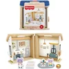 Image de Mattel houten speelhuisje - Fisher-Price draagbaar speelgoedhuis.