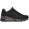 Image de Skechers Uno - Loving Love Dames Sneakers - Black/Black