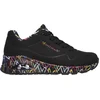 Image de Skechers Uno - Loving Love Dames Sneakers - Black/Black