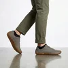 Image de Merrell Vapor Glove 6 LTR Leather - Heren Barfußschuhe Barefoot Schoenen Olive-Groen J067937 , Maat: EU 41.5 UK 7.5