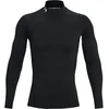 Image de Under Armour UA HG Heatgear Armour compressie Mock Long Sleeve Heren Sportshirt - Zwart - Maat L