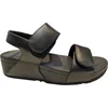 Image de FitFlop Lulu Adjustable Leather Back-Strap Sandals Dames Sandalen - Zwart