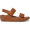 Image de FitFlop Lulu Adjustable Leather Back-Strap Sandals Dames Sandalen - Light Tan