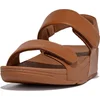 Image de FitFlop Lulu Adjustable Leather Back-Strap Sandals Dames Sandalen - Light Tan