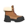 Image de UGG W Ashton AddiemarrÃ³n leren laarzen,
