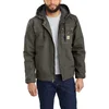Image de Carhartt 103826 Relaxed Fit Washed Duck Sherpa-Lined Utility Jacket | Mosgroen | XXL