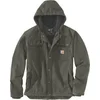 Image de Carhartt 103826 Relaxed Fit Washed Duck Sherpa-Lined Utility Jacket | Mosgroen | M