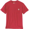 Image de Carhartt K87 Pocket S/S T-Shirt Fire Red Heather-S