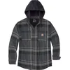 Image de Carhartt Jacke Flannel Sherpa-Lined Shirt Jac Black-L