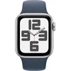 Image de Apple Watch SE - 40mm - Silver Aluminium Case with Storm Blue Sport Band - S/M