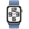 Image de Apple Watch SE - 44mm - Silver Aluminium Case with Winter Blue Sport Loop