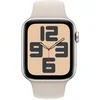 Image de Apple Watch SE 2023 - GPS + Cellular - 44mm Starlight Aluminium Case with Starlight Sport Band - M/L