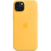 Image de Apple Silicone Backcover MagSafe voor de Apple iPhone 15 Plus - Sunshine