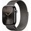 Image de Apple Watch Series 10 - Wifi + 4G - 46mm - Slate Titanium Case met Slate Milanese band - M/L