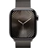 Image de Apple Watch Series 10 - Wifi + 4G - 42mm - Slate Titanium Case met Slate Milanese band - M/L