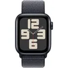 Image de Apple Watch SE 2024 - Smartwatch - GPS - 44mm - Midnight Aluminium Case - Ink Sport Loop