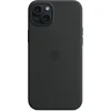 Image de Apple Silicone Backcover MagSafe voor de Apple iPhone 15 Plus - Black