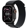 Image de Apple Alpine Loop Band voor de Apple Watch Series 1 - 11 / SE / Ultra (44/45/46/49 mm) - Maat M - Black / Natural Titanium
