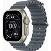 Image de Apple Watch Ultra 3 - Wifi + 5G - 49mm - Natural Titanium Case with Anchor Blue Ocean Band
