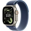 Image de Apple Watch Ultra 3 - Wifi + 5G - 49mm - Natural Titanium Case with Blue/Bright Blue Trail Loop - S/M