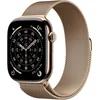 Image de Apple Watch 11 - Wifi + 5G - 46mm - Gold Titanium Case with Gold Milanese Loop - M/L