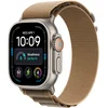 Image de Apple Watch Ultra 4 - 49 mm - Natural Titanium - Beige Alpine-bandje - L