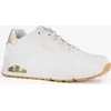 Image de Skechers Uno Shimmer Away dames sneakers wit - Maat 37 - Extra comfort - Memory Foam