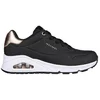 Image de Skechers Uno - Gouden Air - Dames Sneakers - Zwart