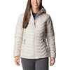 Image de Columbia Powder Lite  Hooded Jacket - Dames Jas - Gewatteerde puffer Jas met Capuchon - Maat M - Bruin