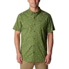 Image de Columbia Rapid Rivers  Printed Overhemd Met Korte Mouwen Groen S Man