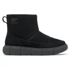 Image de Sorel SOREL EXPLORER  III SLIP-ON WP Women's Outdoorlaarzen - Black, Sea Salt - Maat 36
