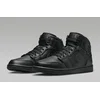 Image de Nike Air Jordan 1 Mid - Maat 47 - Triple Black / Zwart - Sneakers Heren