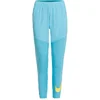 Image de Nike dri-fit swoosh trainingsbroek in de kleur blauw.