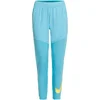 Image de Nike Dri-Fit Swoosh - Trainingsbroek - Blauw - Dames