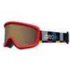 Image de Giro Chico 2.0 Blocks Ar40 Junior Skibril Rood Amber Rose/CAT2 Jongens,Meisjes
