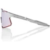 Image de 100% Hypercraft - Matte Stone Grey - HiPER Crimson Silver Mirror Lens