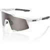 Image de 100% SPEEDCRAFT - Matte White - HiPER Silver Mirror Lens - WHITE -