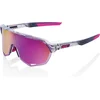 Image de 100% S2 - TOKYO NIGHTS - Polished Translucent Grey - Purple Multilayer Mirror Lens