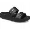 Image de Crocs Baya Platform - Sandalen - Dames - Zwart - Lichtgewicht