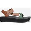 Image de Teva W Midform Universal - Dames Sandalen - Zwart/Oranje/Roze - Maat 42