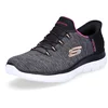 Image de SKECHERS SUMMITS-DAZZLING HAZE 149937 BKMT sneakers slip in dames zwart