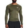 Image de Under Armour UA HG Heatgear Armour compressie Long Sleeve Heren Sportshirt - Groen - Maat M