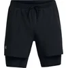 Image de Under Armour UA LAUNCH 5'' 2-IN-1 SHORTS-BLK Heren Sportbroek - Zwart - Reflecterend
