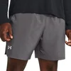 Image de Under Armour UA LAUNCH 7'' SHORTS Heren Sportbroek - Grijs - Wit