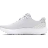 Image de Under Armour UA W Charged Surge 4-WHT Dames Sportschoenen - Wit - Distant Grijs - Metallic Silver