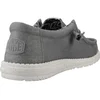 Image de HEYDUDE - Wally Canvas Heren Instappers Light Grey - Maat 42
