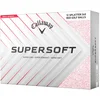 Image de Callaway SuperSoft Splatter 360 Red 2025 Golfballen - Wit Rood