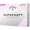 Image de Callaway SuperSoft Splatter 360 Pink 2025 Golfballen - Wit Roze