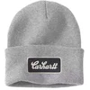 Image de Carhartt Knit Cuffed Script Patch Beanie 107007 Heather Grey